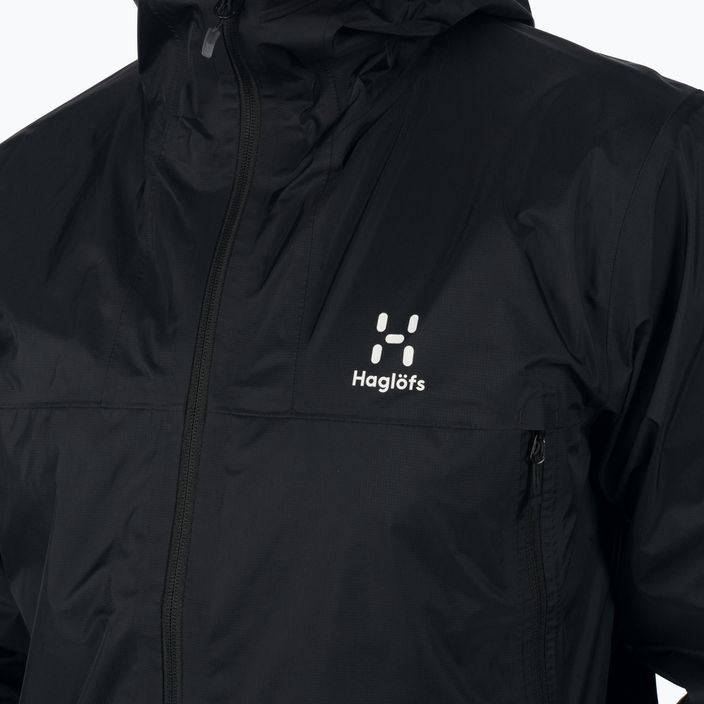 Pánska bunda do dažďa Haglöfs L.I.M GTX black 605232 4