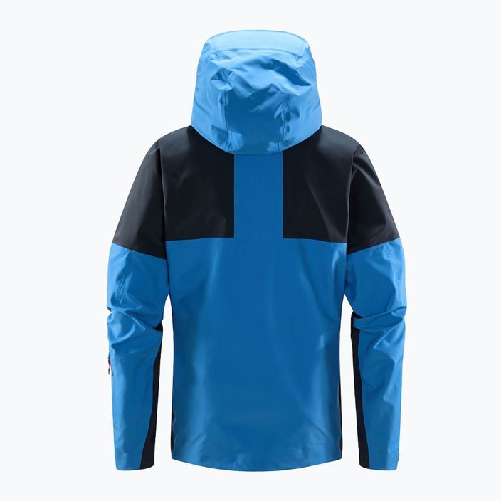 Pánska bunda do dažďa Haglöfs Spitz GTX PRO modrá 605390 15