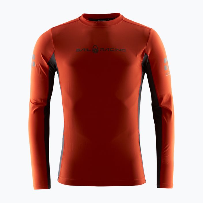 Pánske tričko Racing Reference LS Rashguard Longsleeve fiery red