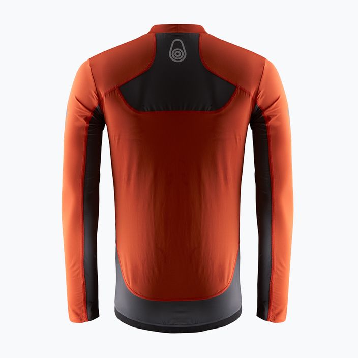 Pánske tričko Racing Reference LS Rashguard Longsleeve fiery red 2