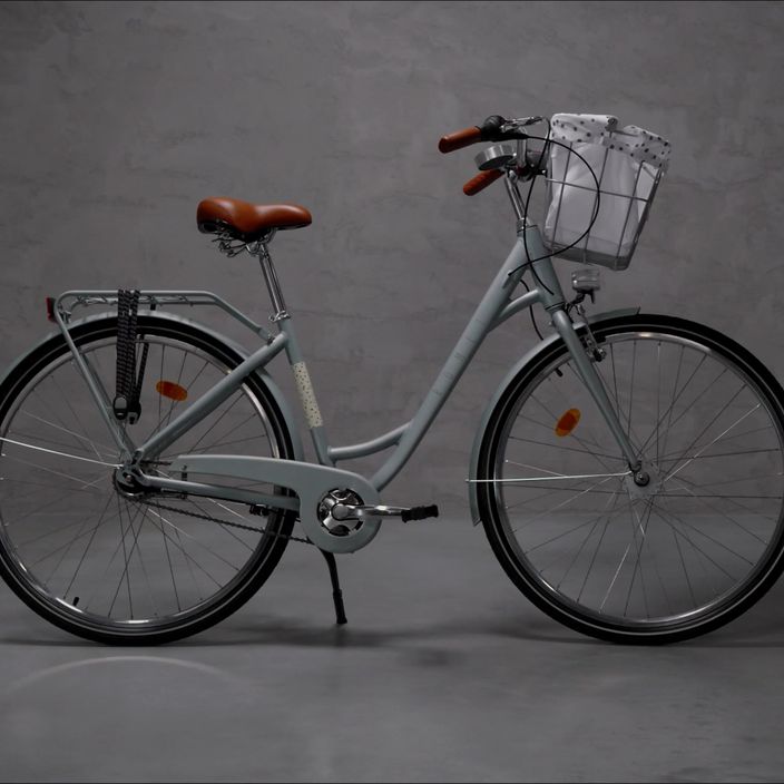 Dámske mestské bicykle Romet Pop Art 28 Lux sivá 2228565 17
