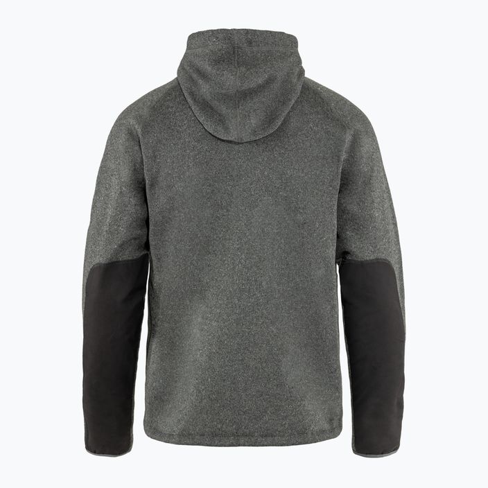 Pánska mikina Fjällräven Övik Fleece Hoodie dark grey 2