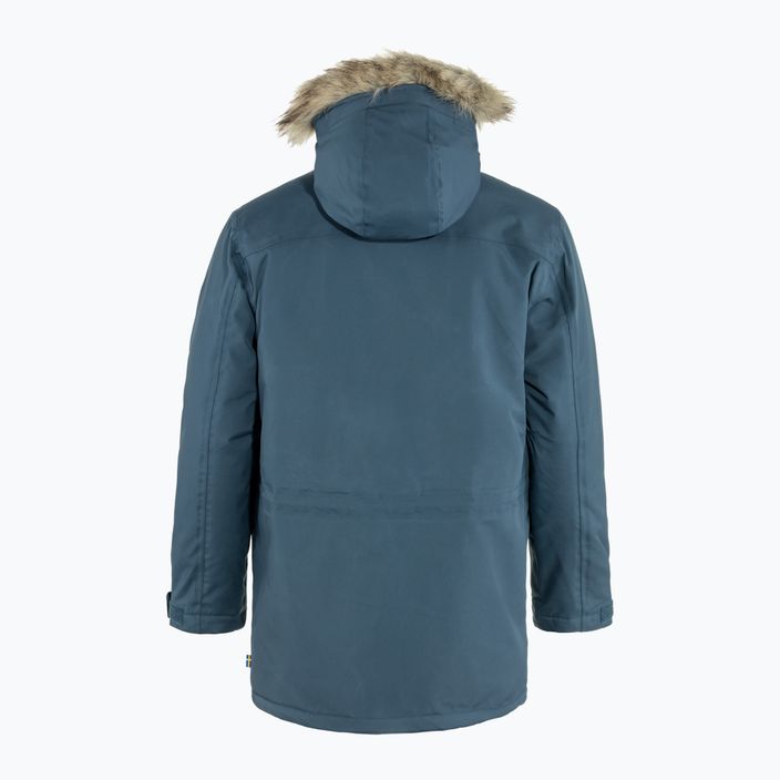 Pánska zimná bunda Fjällräven Nuuk Parka mountain blue 2