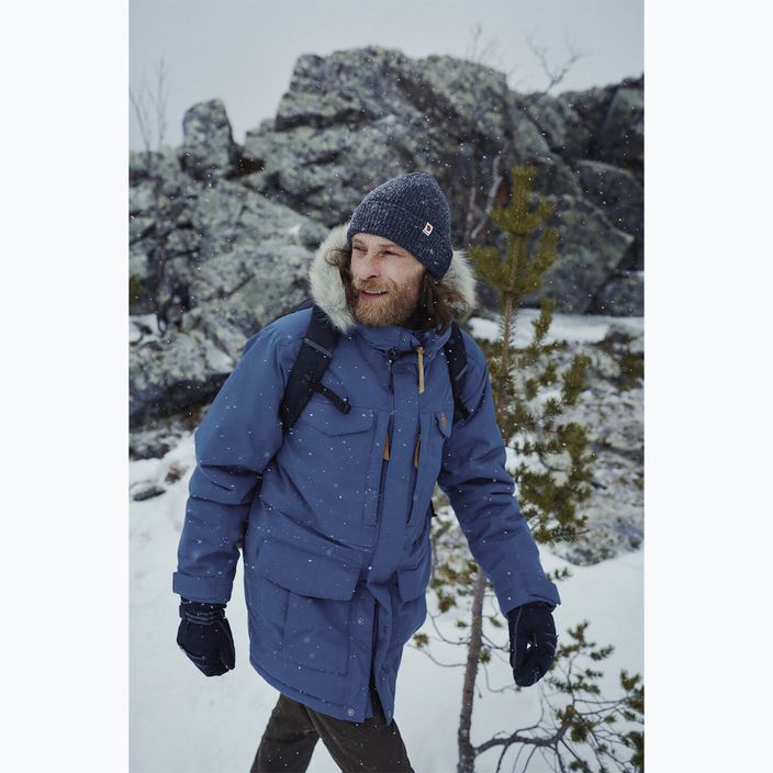 Pánska zimná bunda Fjällräven Nuuk Parka mountain blue 4