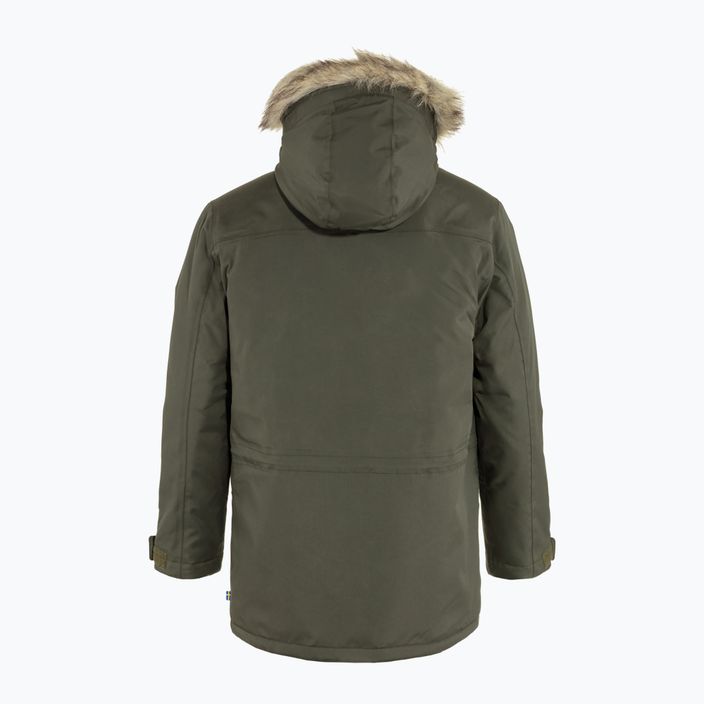 Pánska zimná bunda Fjällräven Nuuk Parka deep forest 2