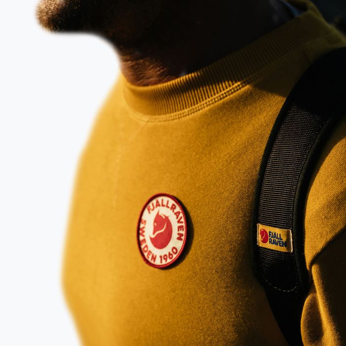 Pánska trekingová mikina Fjällräven 1960 Logo Badge Sweater 161 mustard yellow 5