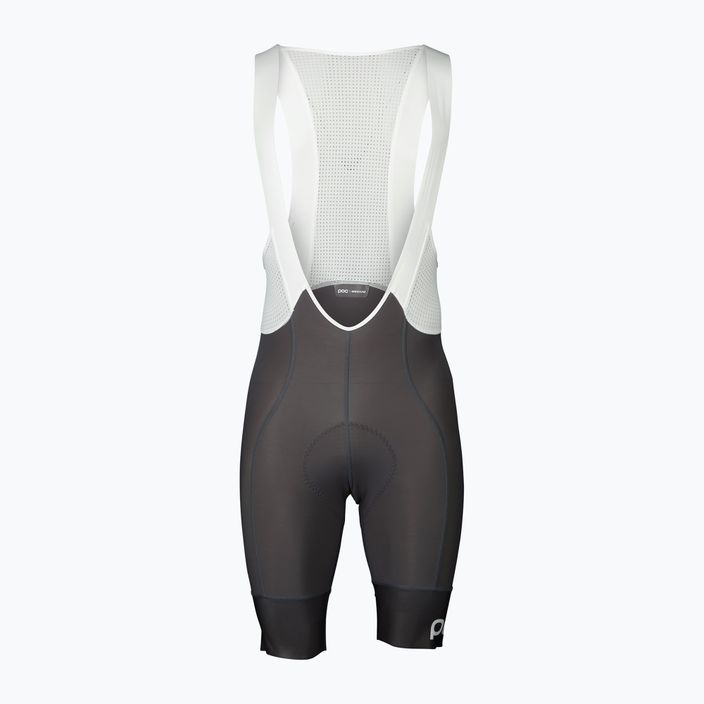 Pánske cyklistické šortky  POC Essential Road VPDs Bib Shorts sylvanite grey / hydrogen white