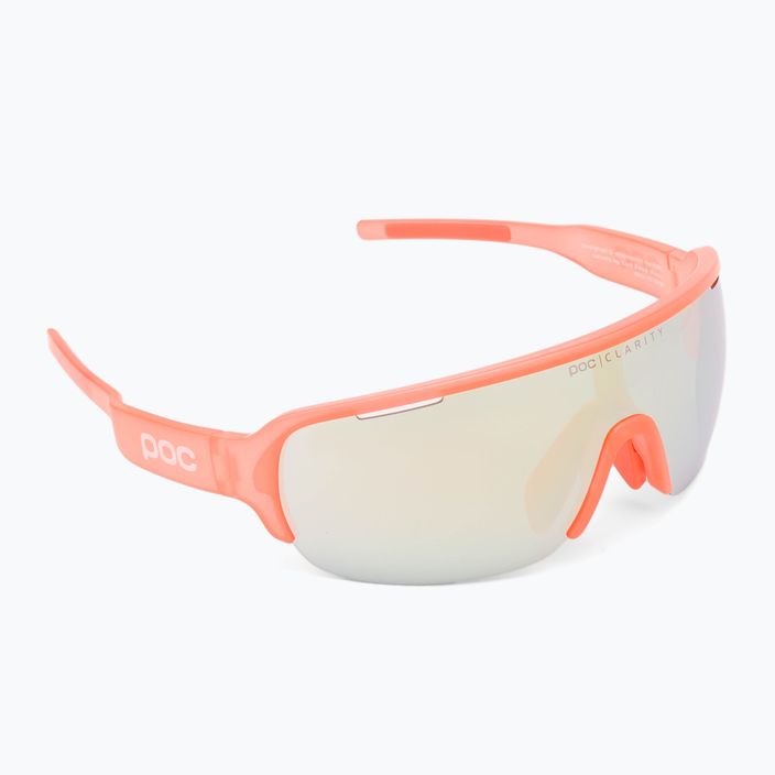 Cyklistické okuliare POC Do Half Blade fluorescenčné oranžové priesvitné