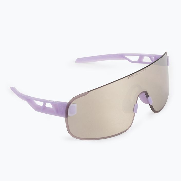 Cyklistické okuliare POC Elicit purple quartz translucent/clarity road silver 2