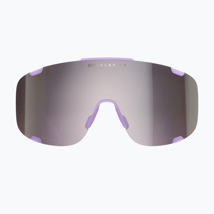 Cyklistické okuliare POC Devour purple quartz translucent/clarity road silver 7