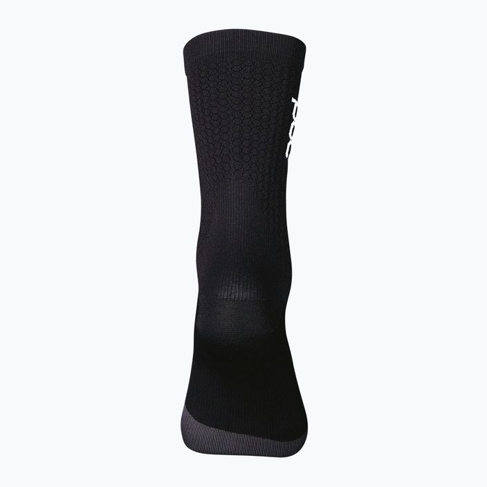 Cyklistické ponožky POC Flair Mid uranium black/sylvanite grey 2