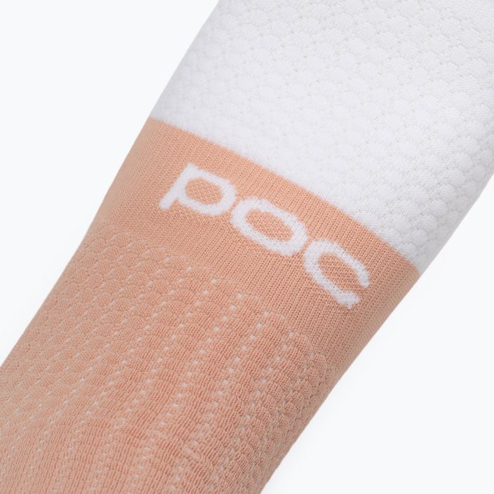 Cyklistické ponožky POC Flair Mid rock salt/hydrogen white 3