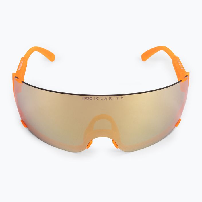 Cyklistické okuliare POC Propel fluorescent orange translucent/clarity road gold 4