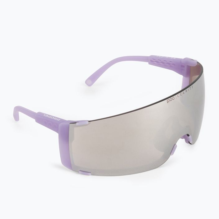 Cyklistické okuliare POC Propel purple quartz translucent/clarity road silver 2