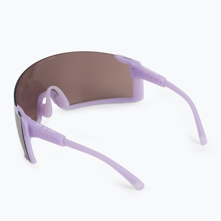 Cyklistické okuliare POC Propel purple quartz translucent/clarity road silver 3