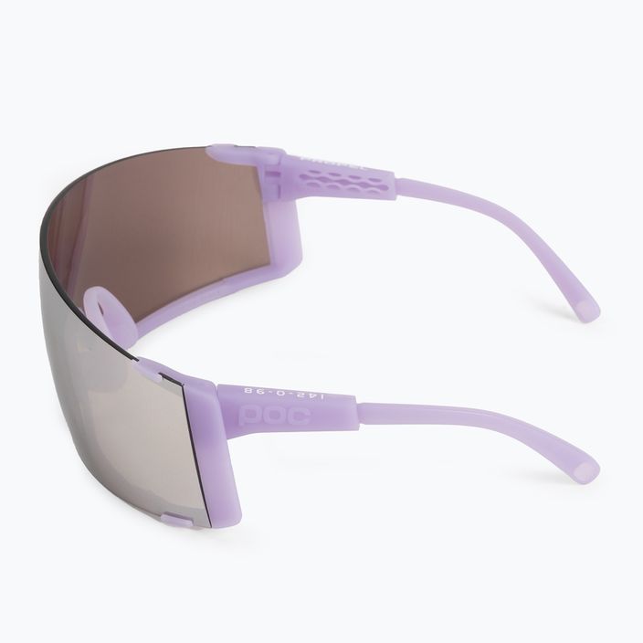 Cyklistické okuliare POC Propel purple quartz translucent/clarity road silver 5
