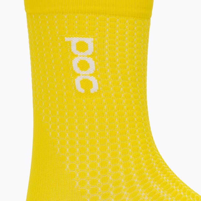 Detské cyklistické ponožky POC Essential Road aventurine yellow 3