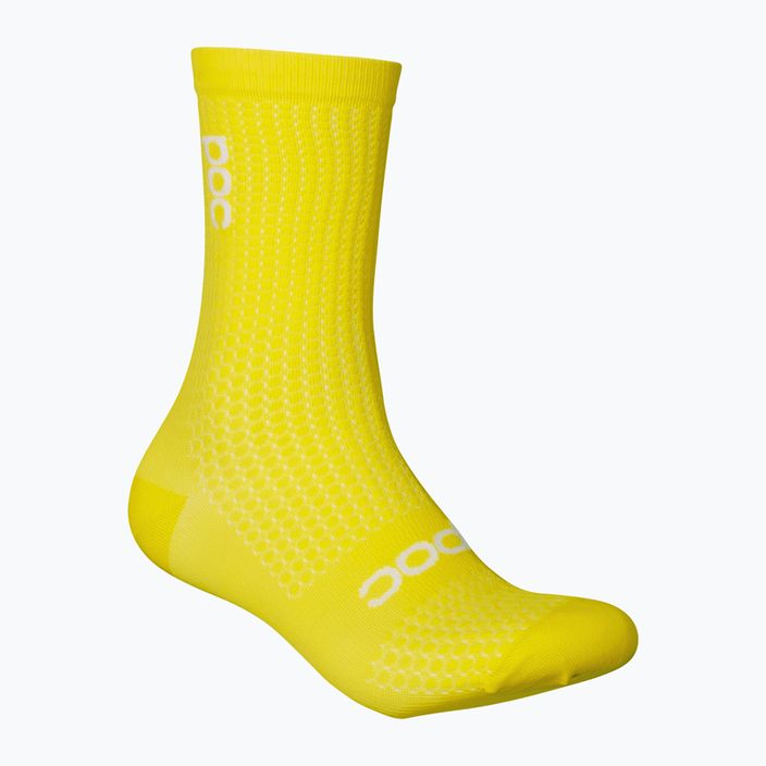 Detské cyklistické ponožky POC Essential Road aventurine yellow 5