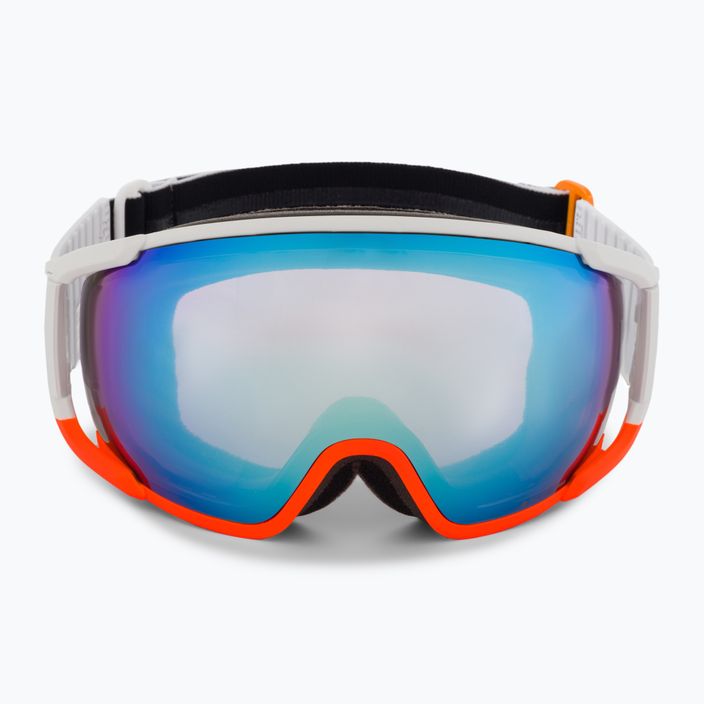 Lyžiarske okuliare POC Zonula Clarity Comp white/fluorescent orange/spektris blue 2