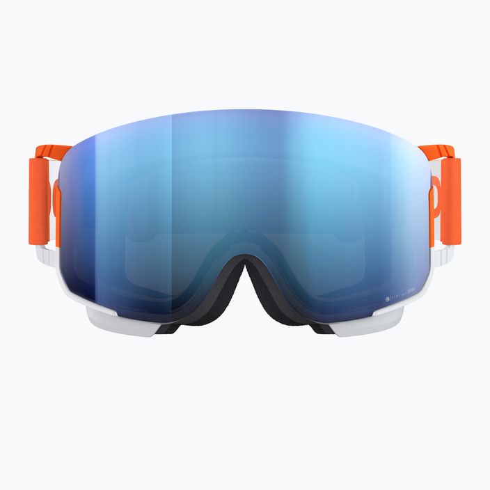 Lyžiarske okuliare POC Nexal Clarity Comp fluorescent orange/hydrogen white/spektris blue 9