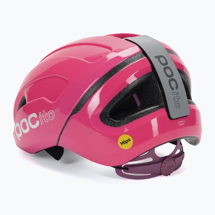 Detská cyklistická prilba POC POCito Omne MIPS fluorescent pink 4