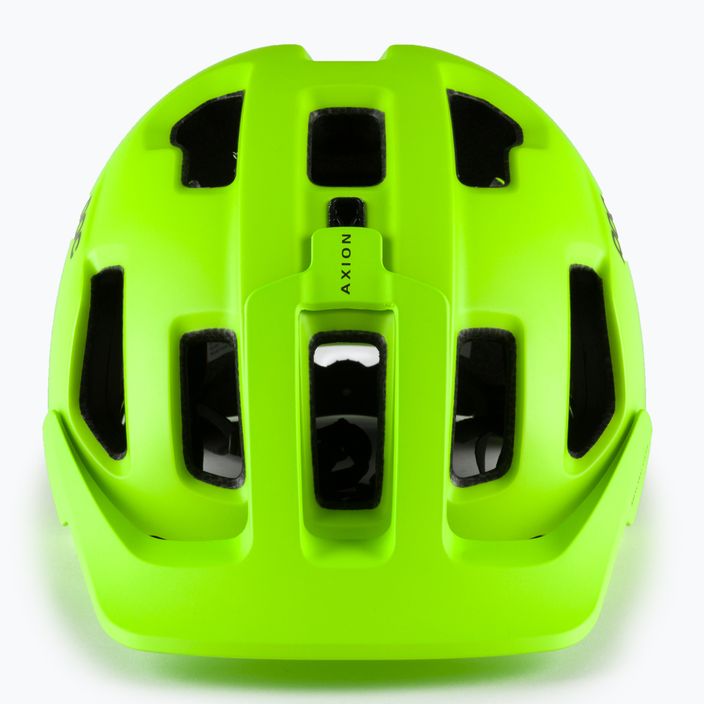 Cyklistická prilba POC Axion fluorescent yellow/green matt 2