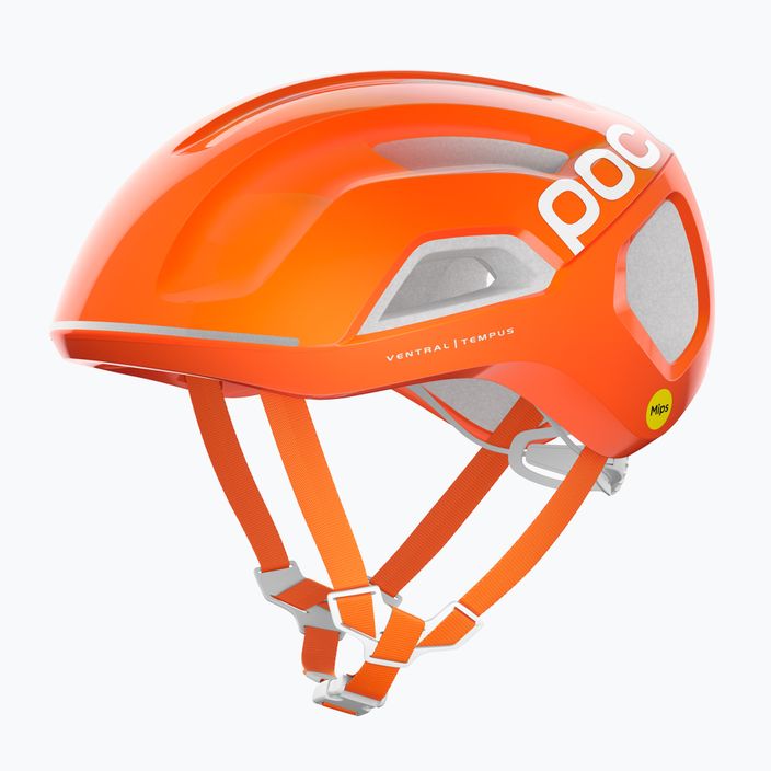 Cyklistická prilba POC Ventral Tempus MIPS fluorescenčná oranžová avip 7