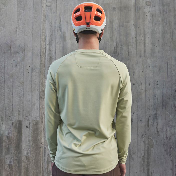 Pánsky cyklistický dres s dlhým rukávom POC Reform Enduro Jersey prehnite green 4