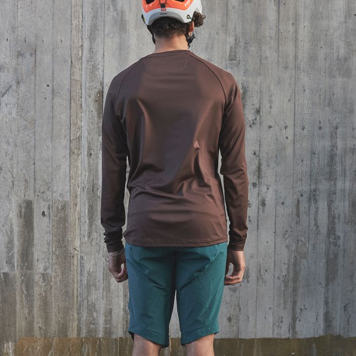 Pánske cyklistické oblečenie s dlhým rukávom POC Reform Enduro Jersey axinite brown 6