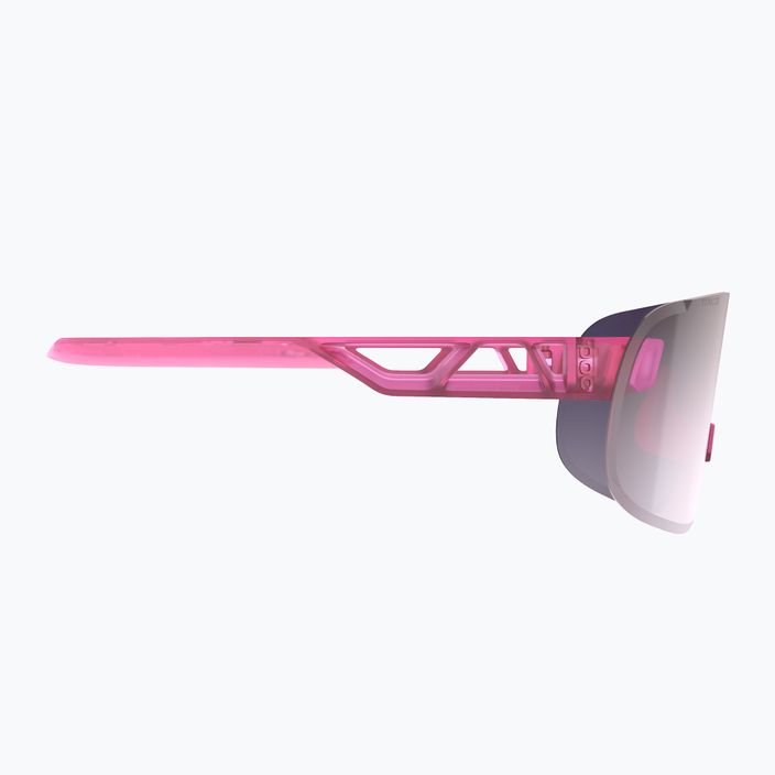 Cyklistické okuliare POC Elicit actinium pink translucent/clarity road silver 4