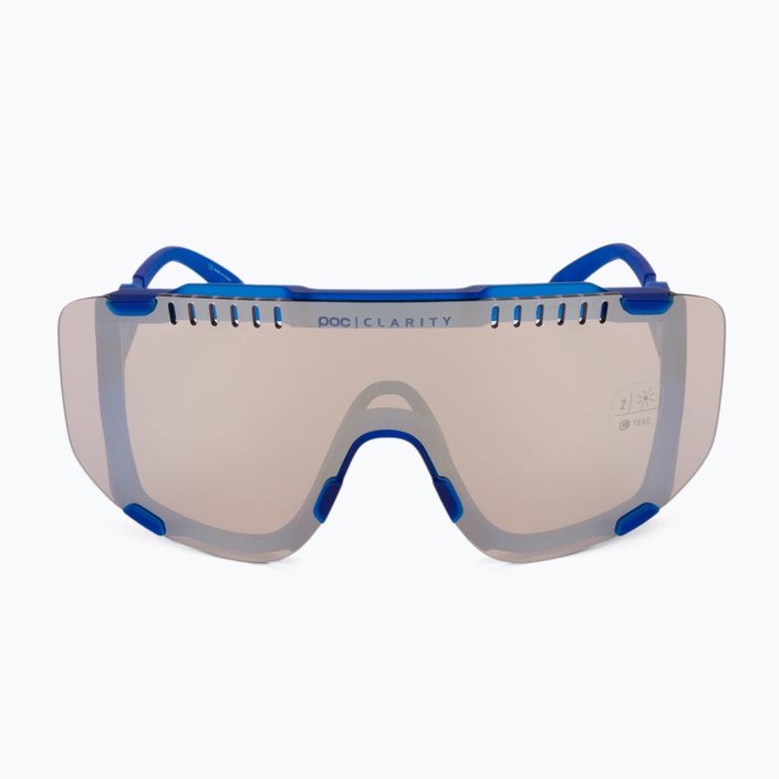 Cyklistické okuliare POC Devour opal blue translucent/clarity trail silver 4