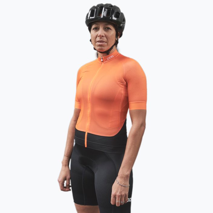Dámsky cyklistický dres POC Essential Road zink orange 5