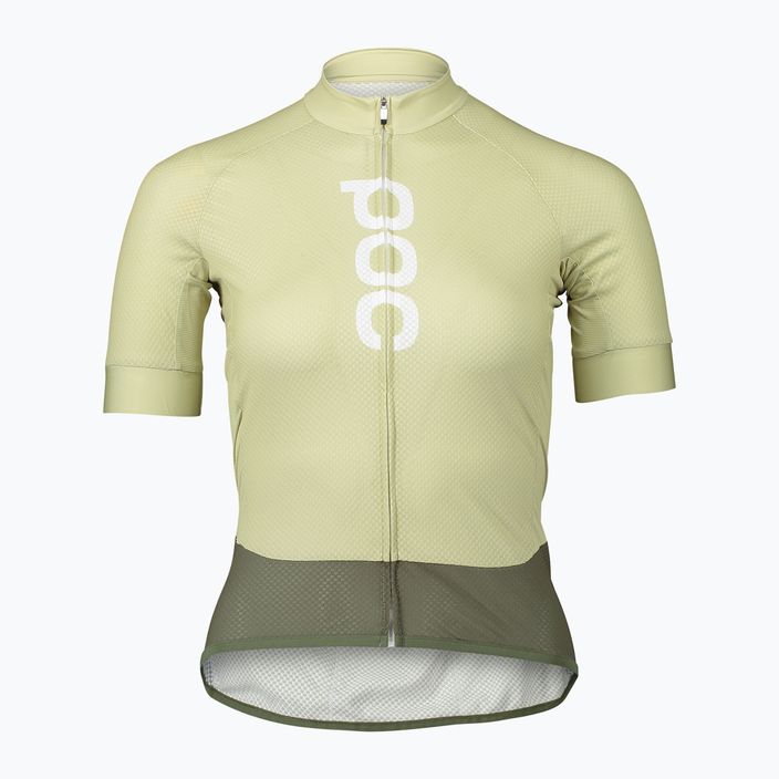 Dámsky cyklistický dres POC Essential Road Logo prehnite green/epidote green 5