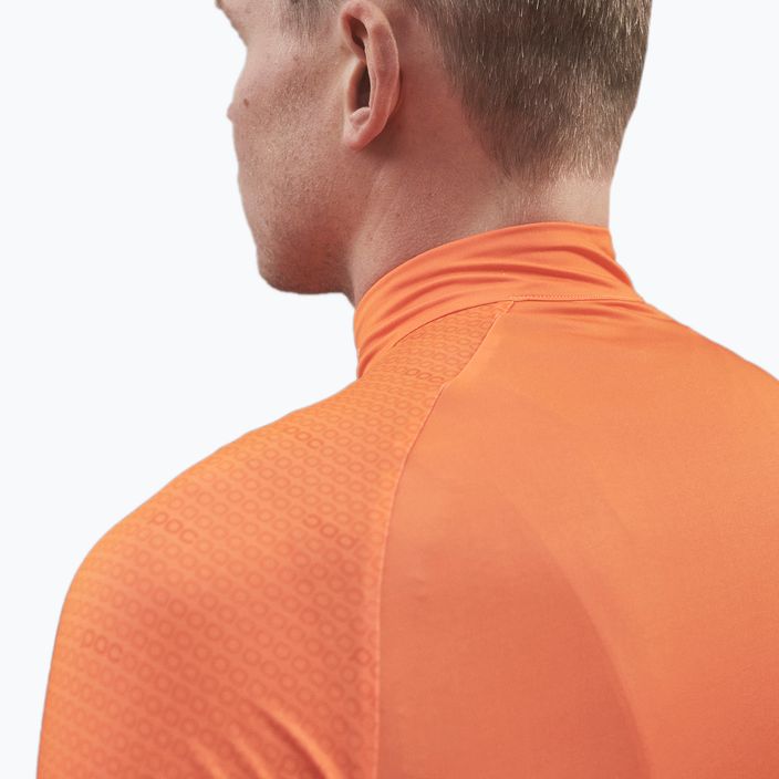 Pánske cyklistické oblečenie s dlhým rukávom POC Essential Road poc o zink orange 5