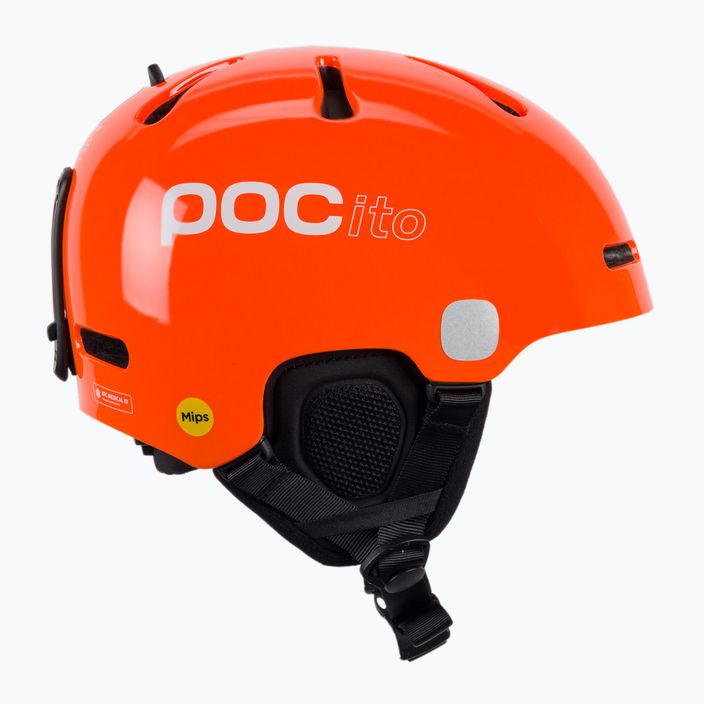 Detské lyžiarske prilby POC POCito Fornix MIPS fluorescent orange 4