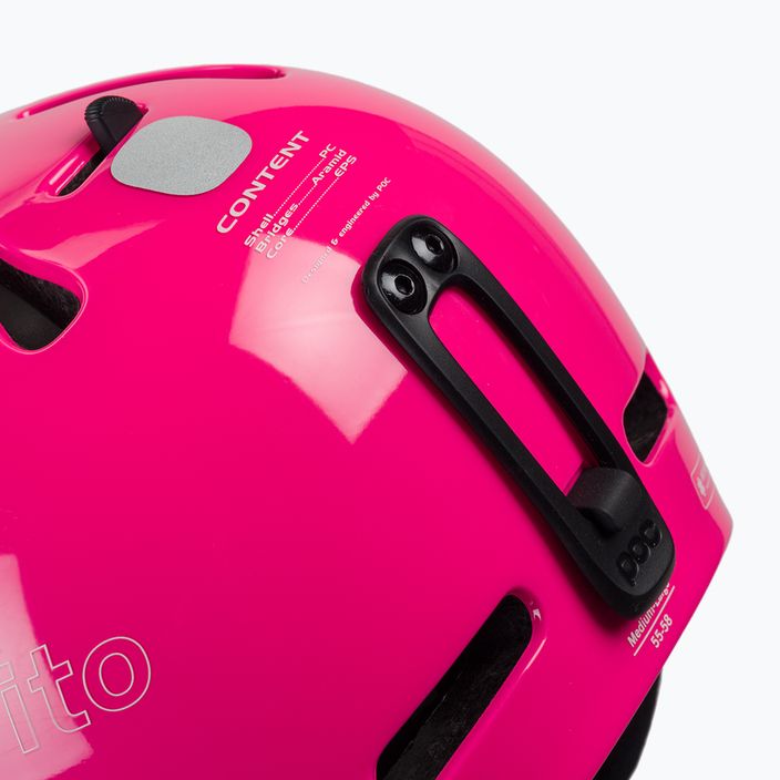 Detské lyžiarske prilby POC POCito Fornix MIPS fluorescent pink 7
