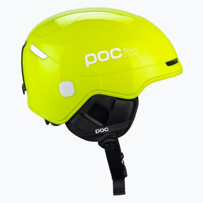 Detské lyžiarske prilby POC POCito Obex MIPS fluorescent yellow/green 4