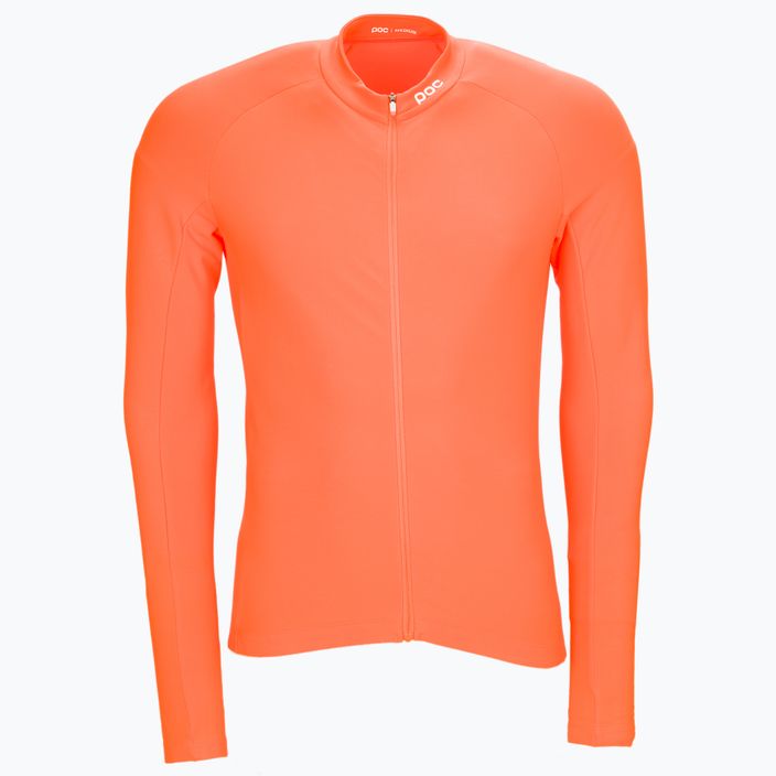 Pánske cyklistické oblečenie s dlhým rukávom POC Radiant Jersey zink orange 6