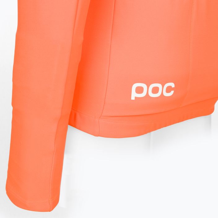 Pánske cyklistické oblečenie s dlhým rukávom POC Radiant Jersey zink orange 8