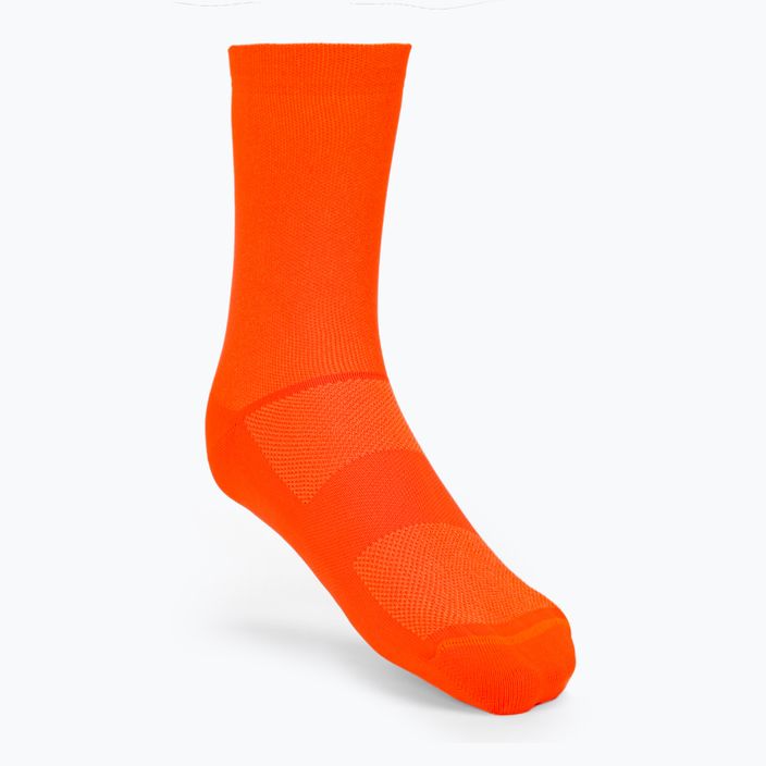 Cyklistické ponožky POC Fluo Mid fluorescent orange