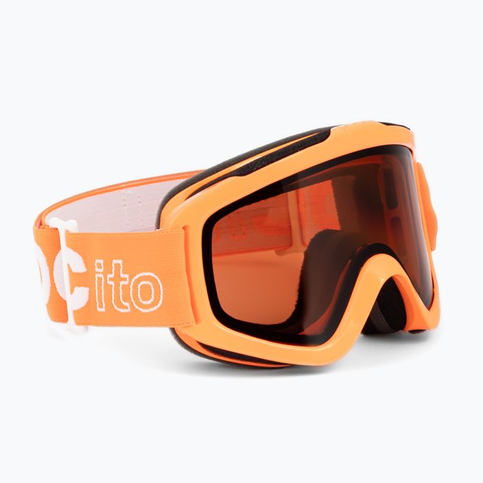Detské lyžiarske okuliare POC POCito Iris fluorescent orange/orange