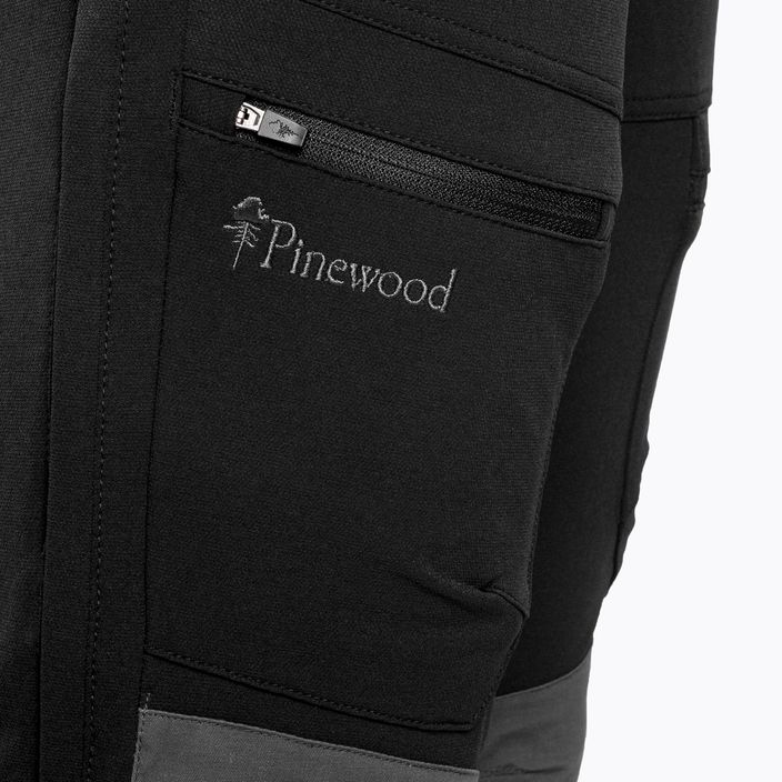 Dámske membránové nohavice Pinewood Finnveden Hybrid black/d.anthracite 5