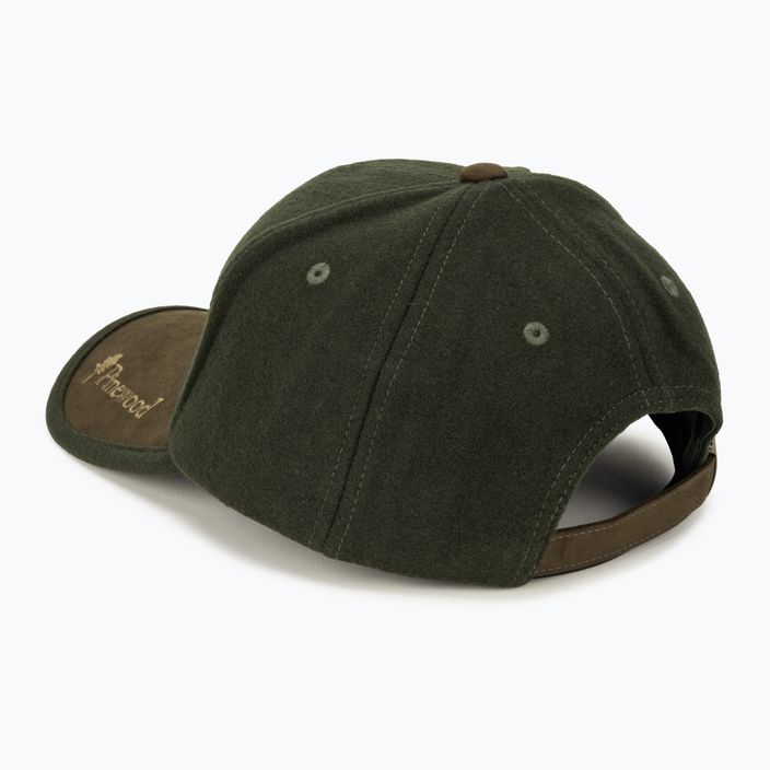 Pinewood Edmonton Exkluzívna mechovo zelená/semišová hnedá baseballová čiapka 3