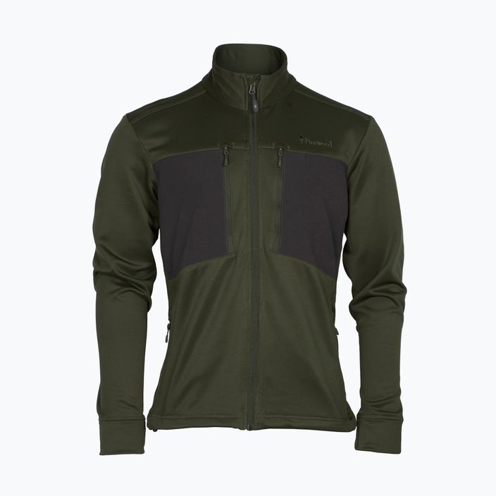 Pánska mikina Pinewood Abisko Power Fleece moss green 7