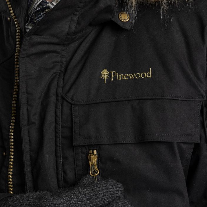 Pánska zimná bunda Pinewood Finnveden Parka black 4