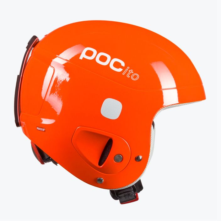 Detské lyžiarske prilby POC POCito Skull fluorescent orange 4
