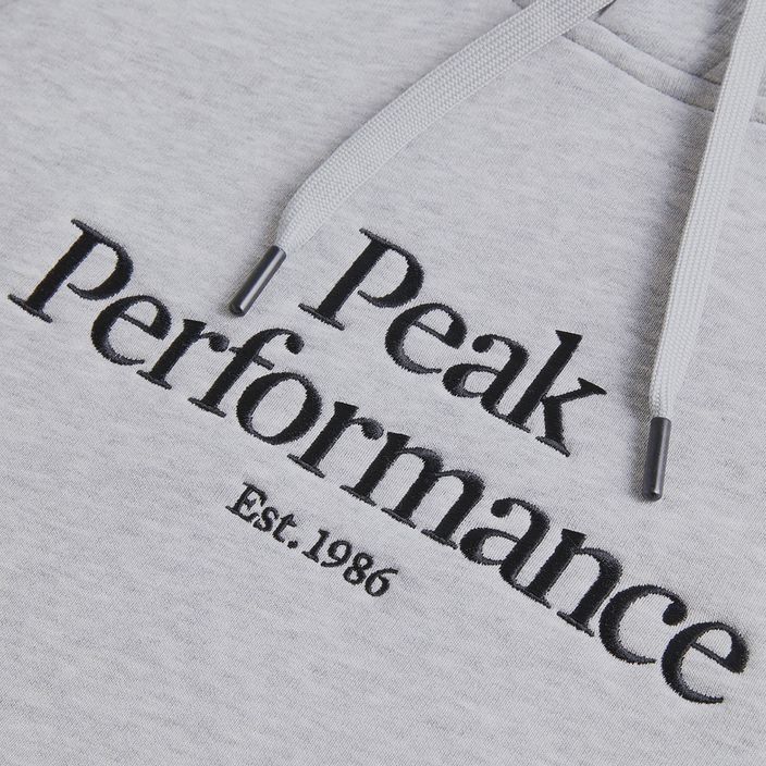 Pánska trekingová mikina Peak Performance Original Hood šedá G77756090 6