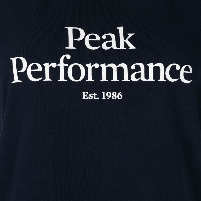 Dámske trekingové tričko Peak Performance Original Tee navy blue G77700020 3