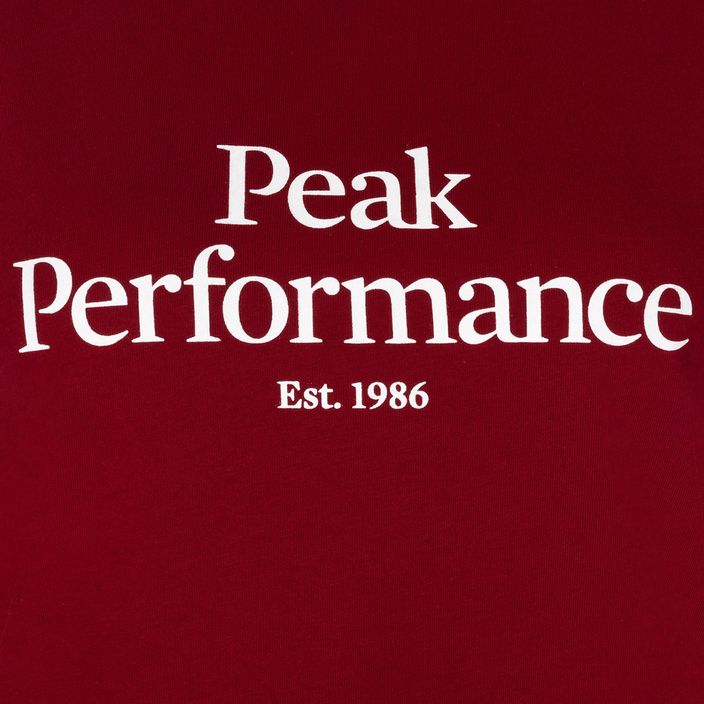 Dámske trekingové tričko Peak Performance Original Tee červené G77700310 3