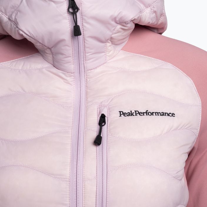 Dámska bunda Peak Performance Helium Down Hybrid Hood Jacket Pink G77848130 3